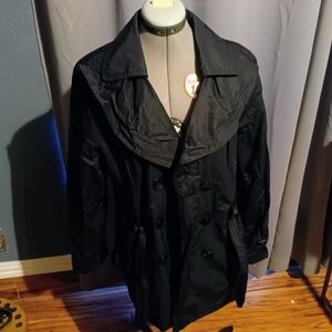 🍈 London Fog XL Black Raincoat